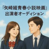 『矢崎組青春小説映画』出演者オーディション開催！